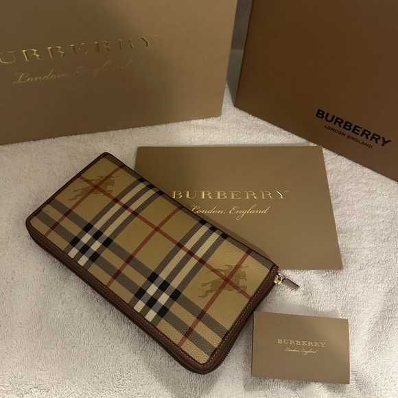 Burberry zippy organizer nova check - Picture 5 of 14